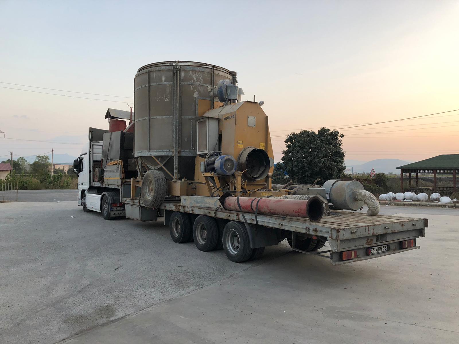 BAFRA-KIZILIRMAK ÇELTİK KURUTMA MAKINA  TAŞIMASI